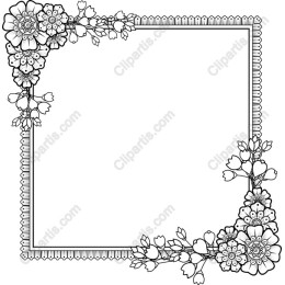 Elegant Floral Frame