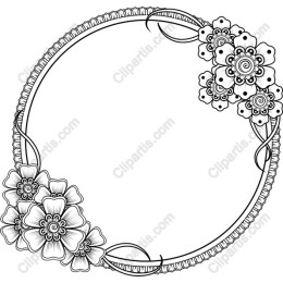Elegant Floral Frame