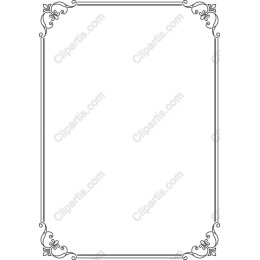 Elegant Decorative Frame in and
