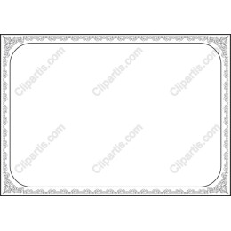 Elegant Floral Border Frame