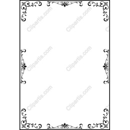 Elegant Vintage Decorative Border