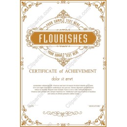 Flourishes Certificate of Achievement