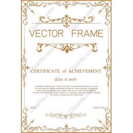 Ornate Certificate Frame