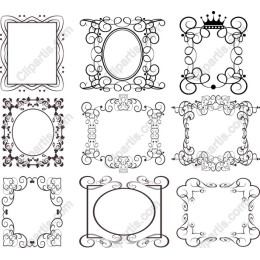 Decorative Vintage Frame Set