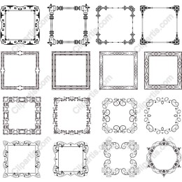 Elegant Decorative Frames Set