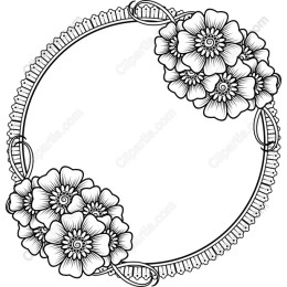 Elegant Floral Wreath