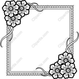 Elegant Floral Frame