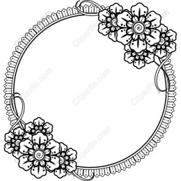 Elegant Floral Frame