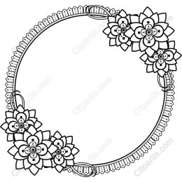 Elegant Floral Frame