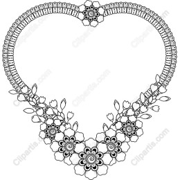 Elegant Heart-Shaped Floral