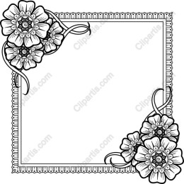 Floral Frame - Elegant and
