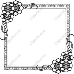 Elegant Floral Border