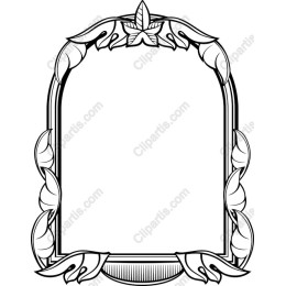 Elegant Decorative Frame with Leaf Motifs