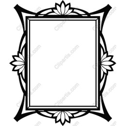 Elegant Lotus Frame