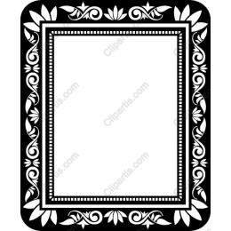 Decorative Floral Frame