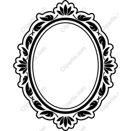Elegant Vintage Oval Frame