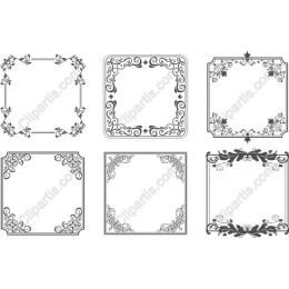 Elegant Decorative Frames Set