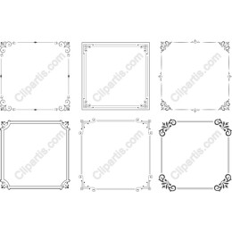 Elegant Frame Collection - 6 Ornate