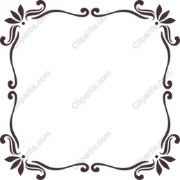 Vintage Floral Frame