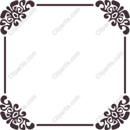 Elegant Floral-Inspired Decorative Border