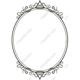 Elegant Vintage Oval Frame