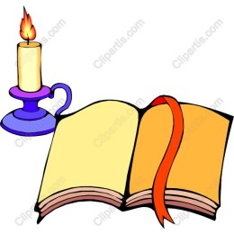 Open Book and Candle