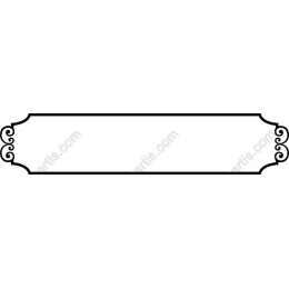 Elegant Vintage Blank Decorative Frame