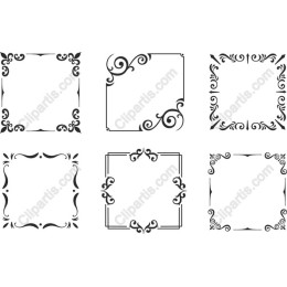 Elegant Decorative Frames Set