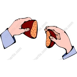 Hands Holding Food