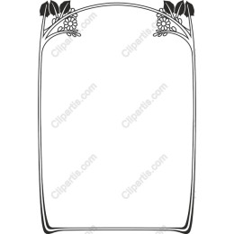 Elegant Vintage Floral Frame