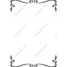 Elegant Ornamental Border Frame