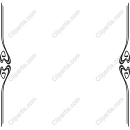 Elegant Heart Motif Decorative Border