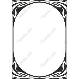 Elegant Art Nouveau Frame