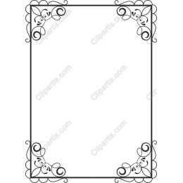 Elegant Decorative Border Frame