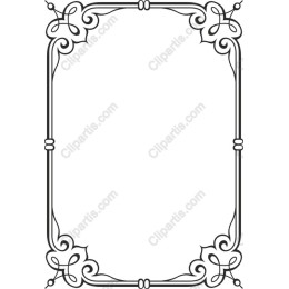 Elegant Decorative Border Frame