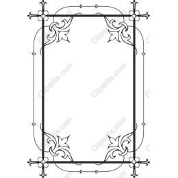 Elegant Floral Frame