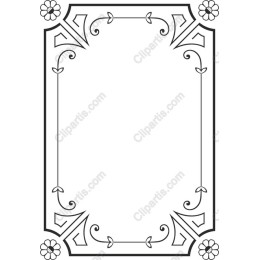 Elegant Floral Frame