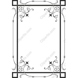 Vintage Floral Frame