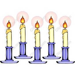 Five Flickering Candle