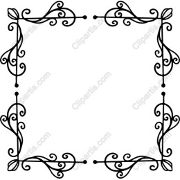 Vintage Floral Border