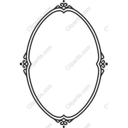 Vintage Oval Frame