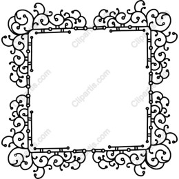 Vintage Swirl Frame