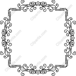 Decorative Vines Frame