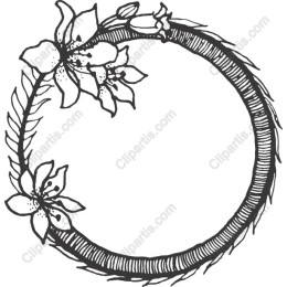Elegant Floral Wreath