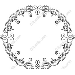 Elegant Lace Border