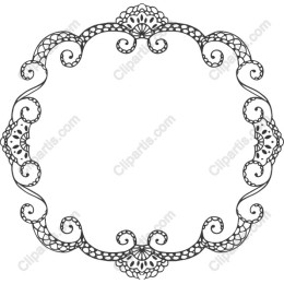 Elegant Vintage Decorative Frame in and