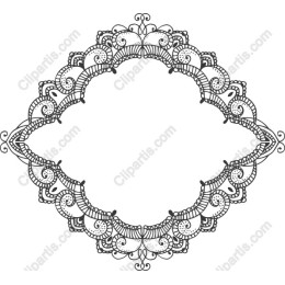 Elegant Lace Frame