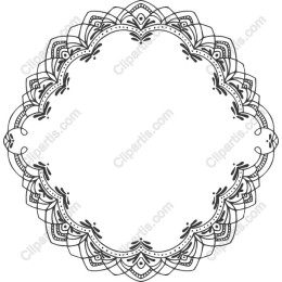 Elegant Lace Frame