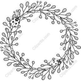 Ladybug Wreath