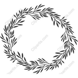 Elegant Leafy Wreath